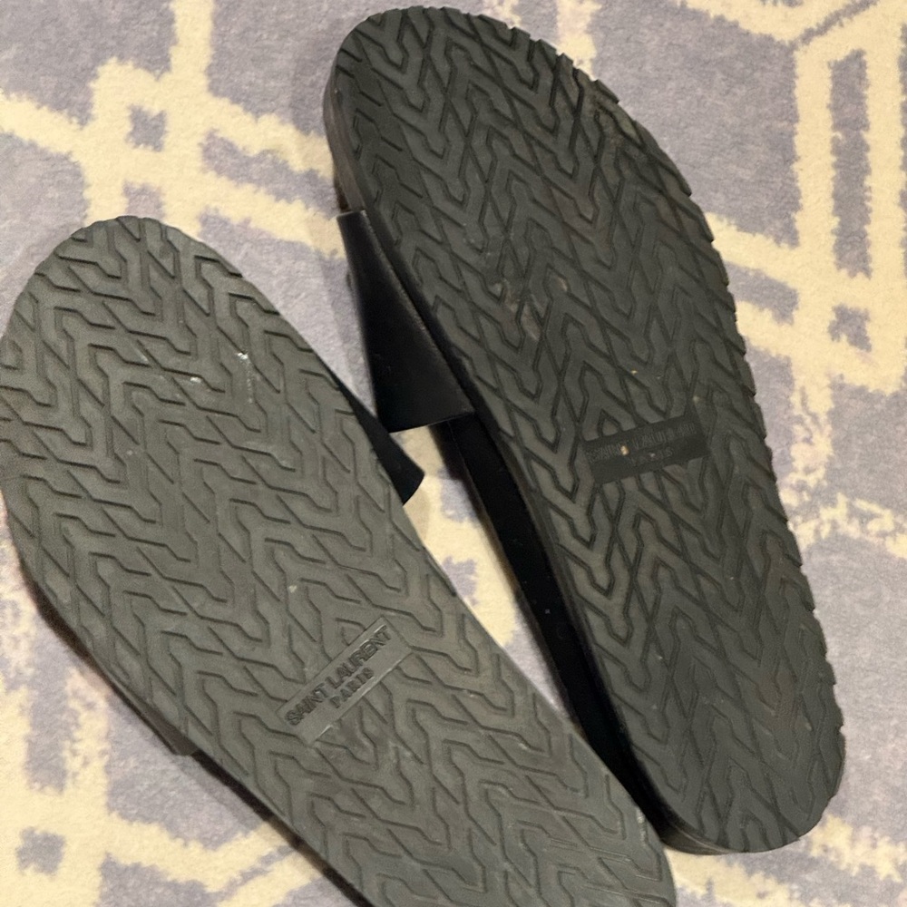 Saint Laurent Black Loafers & Slip-Ons - Picture 2 of 3